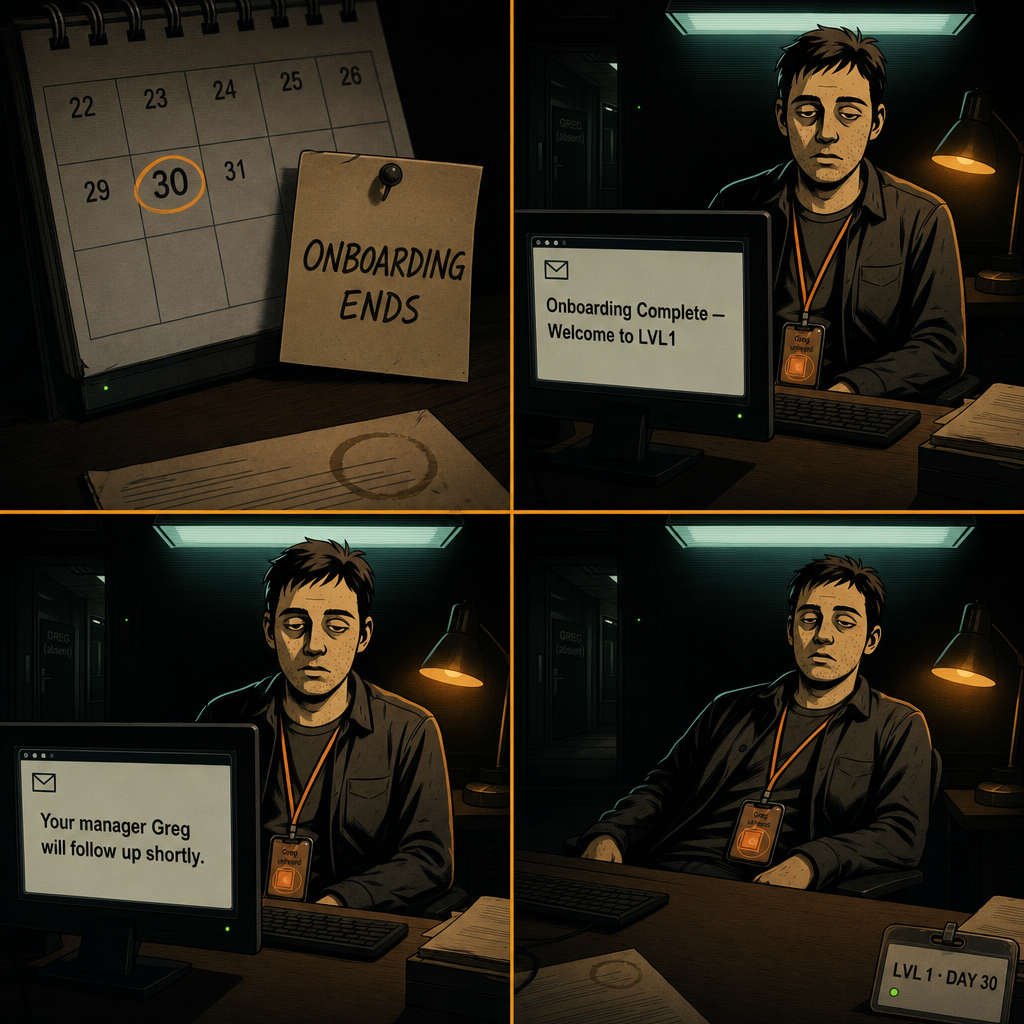 Day 30: end of onboarding