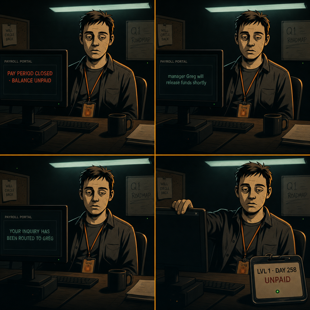 Day 258: salary unpaid