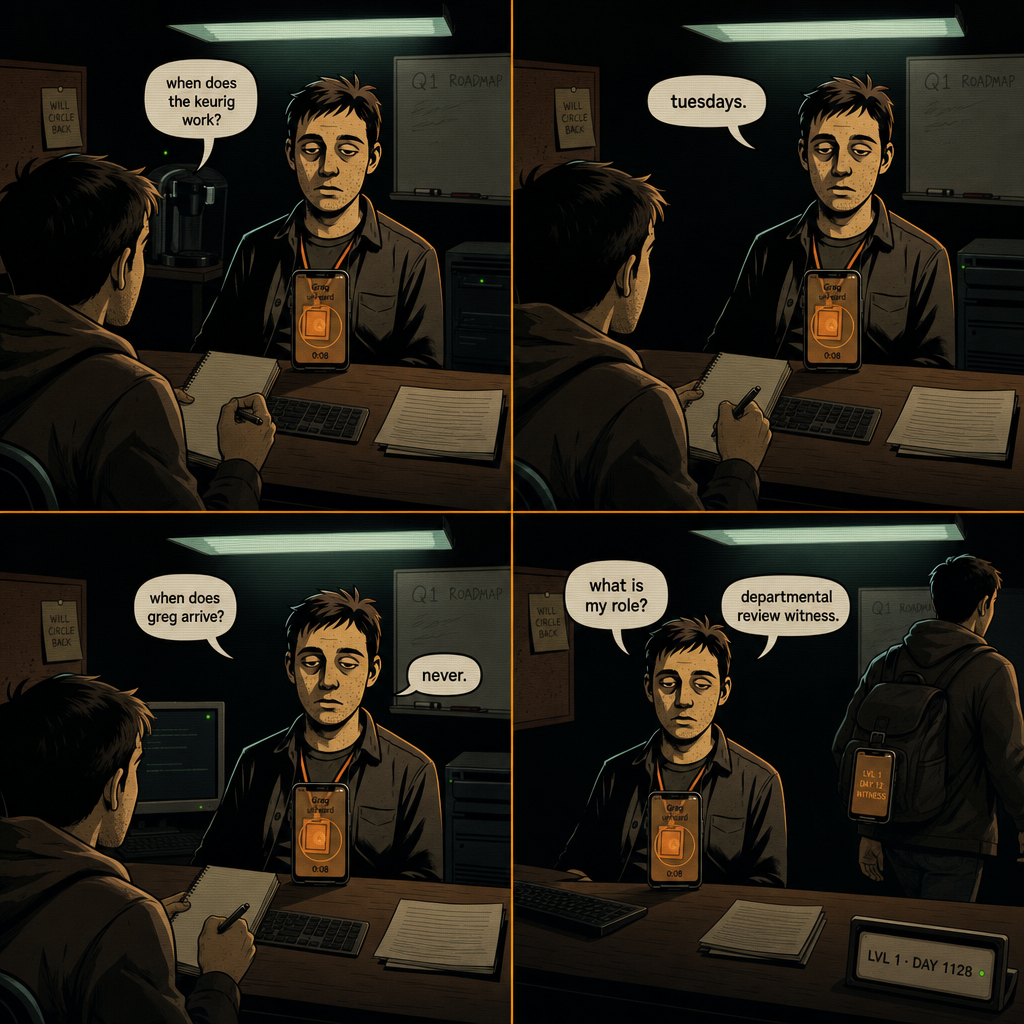 Day 1128: new intern questions