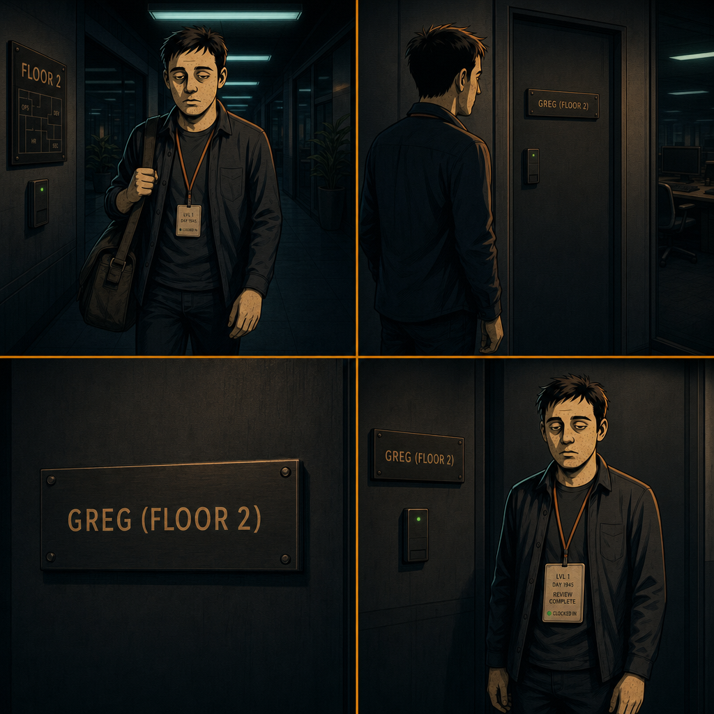 Day 1945: nameplate floor 2