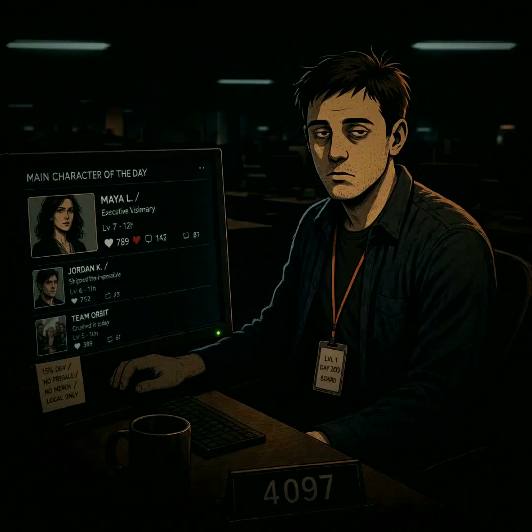 main character. for a day.