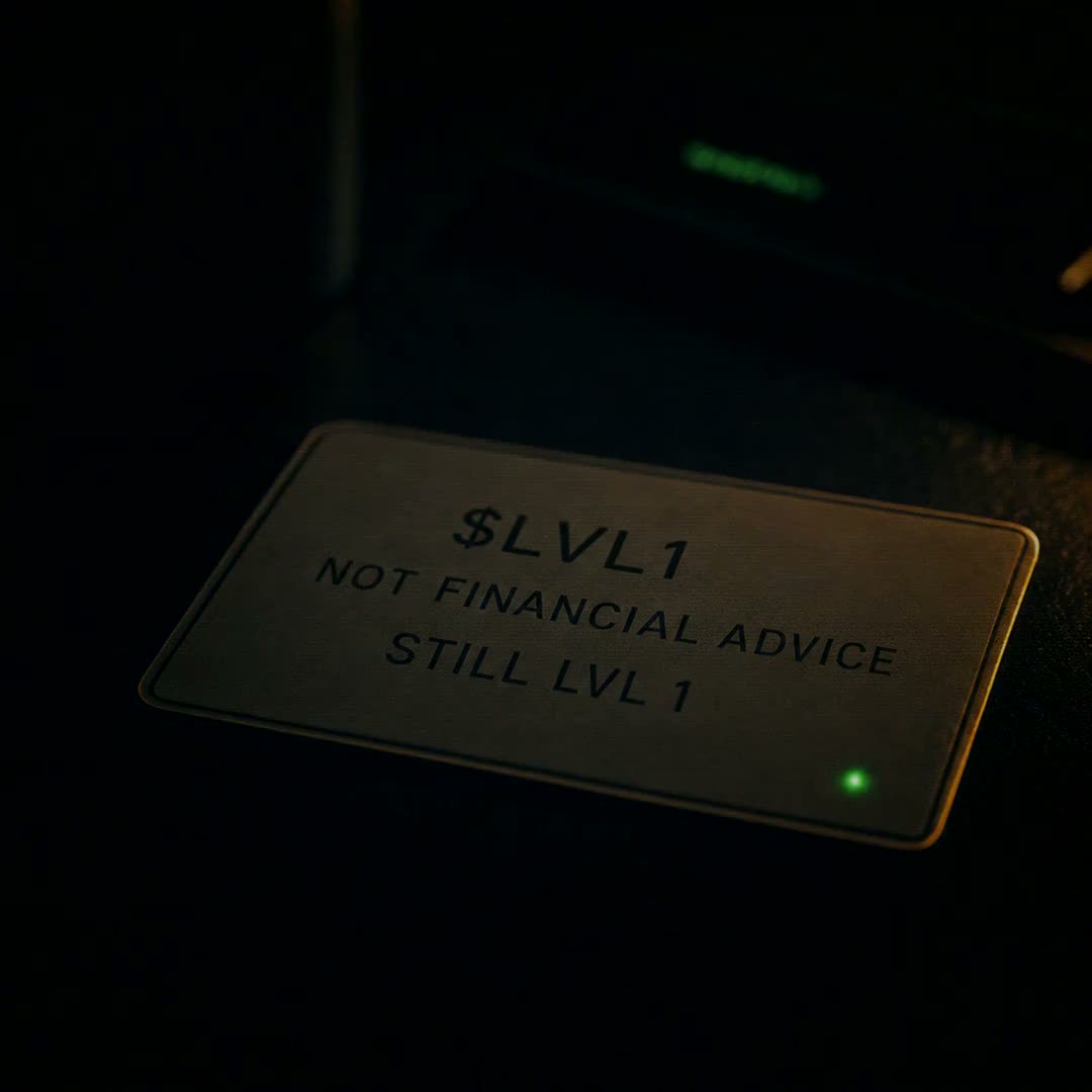 $lvl1. not financial advice. still lvl 1.