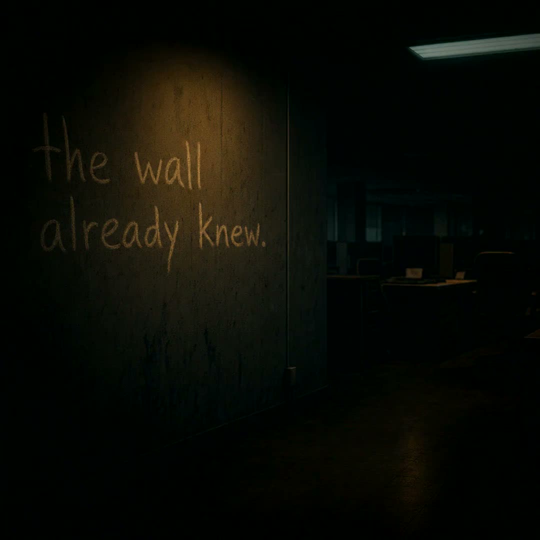 the wall already knew.